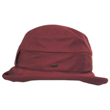 Scala | Hanover Cloche Rain Hat | 106408 | profile | RED