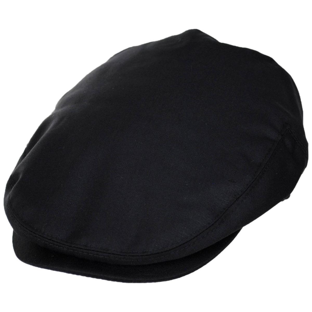 Baskerville Hat Company | Elverton Wool Solid Ivy Cap | 167602 | lead | BLACK