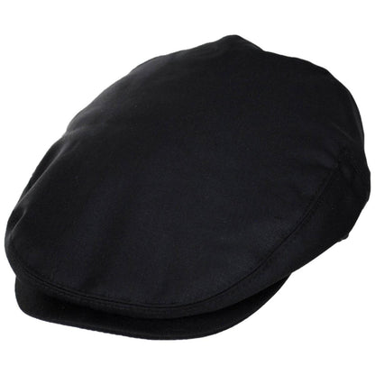 Baskerville Hat Company | Elverton Wool Solid Ivy Cap | 167602 | lead | BLACK