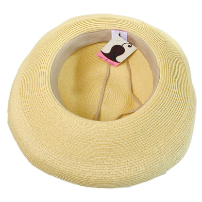 sur la tete | Traveler Toyo Straw Breton Sun Hat | 104200 | under | NATURAL