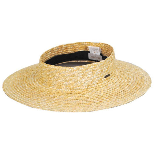 BRIXTON HATS | Joanna Wheat Straw Visor - Honey | 198406HNY | lead | HONEY