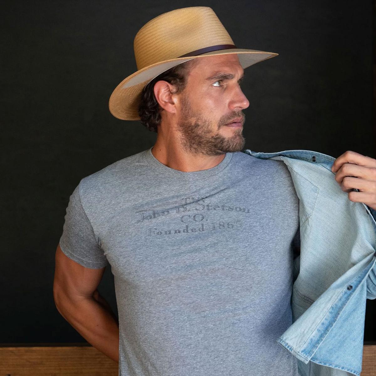Stetson | Limestone Toyo Straw Outback Hat | 126912 | lsmone | SAND
