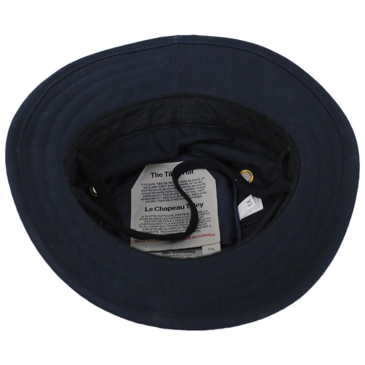Tilley Endurables | T5 Authentic Cotton Duck Hat | 400851 | under | DARK NAVY