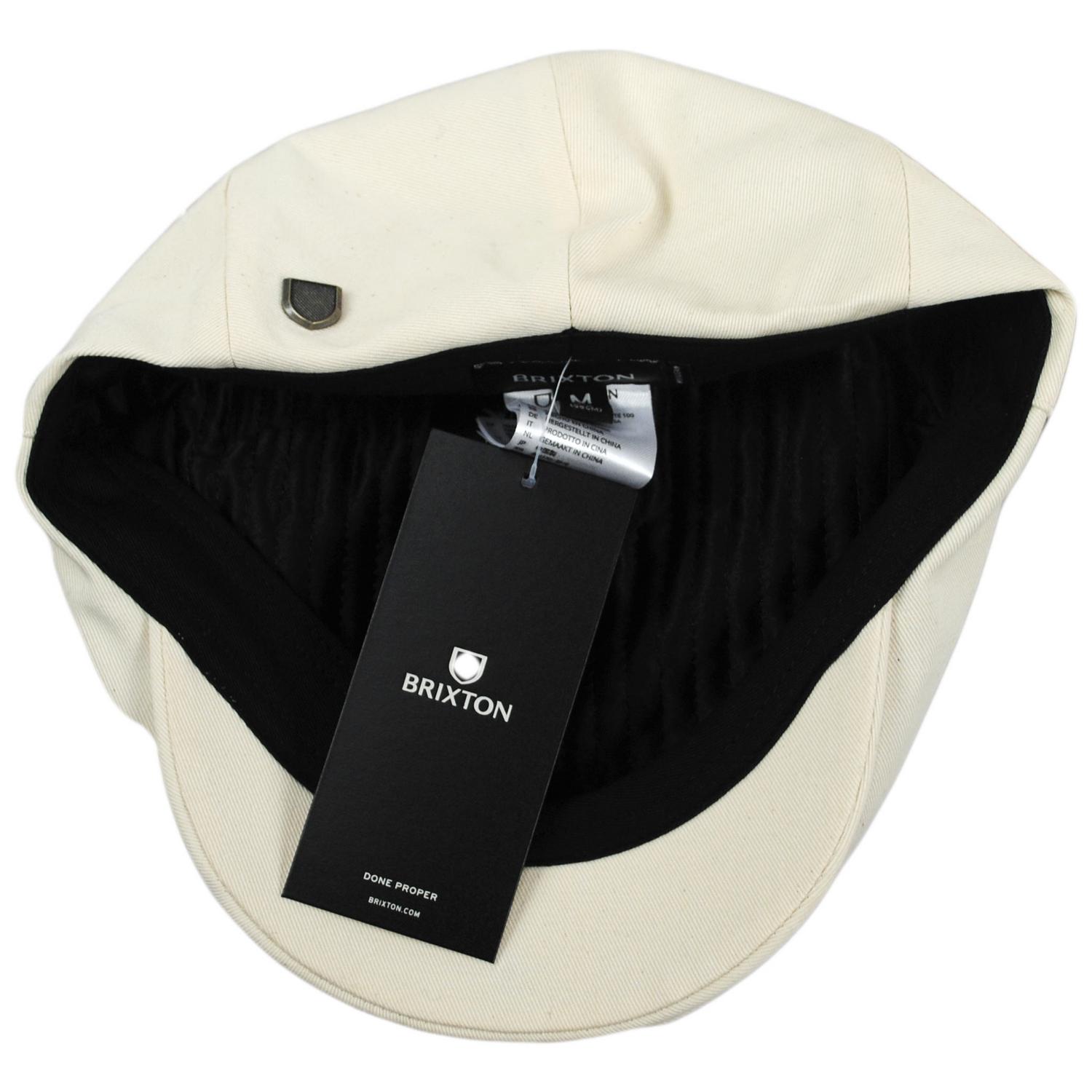 BRIXTON HATS | Hooligan Cotton Twill Ivy Cap | 161583 | under | EGRET WHITE