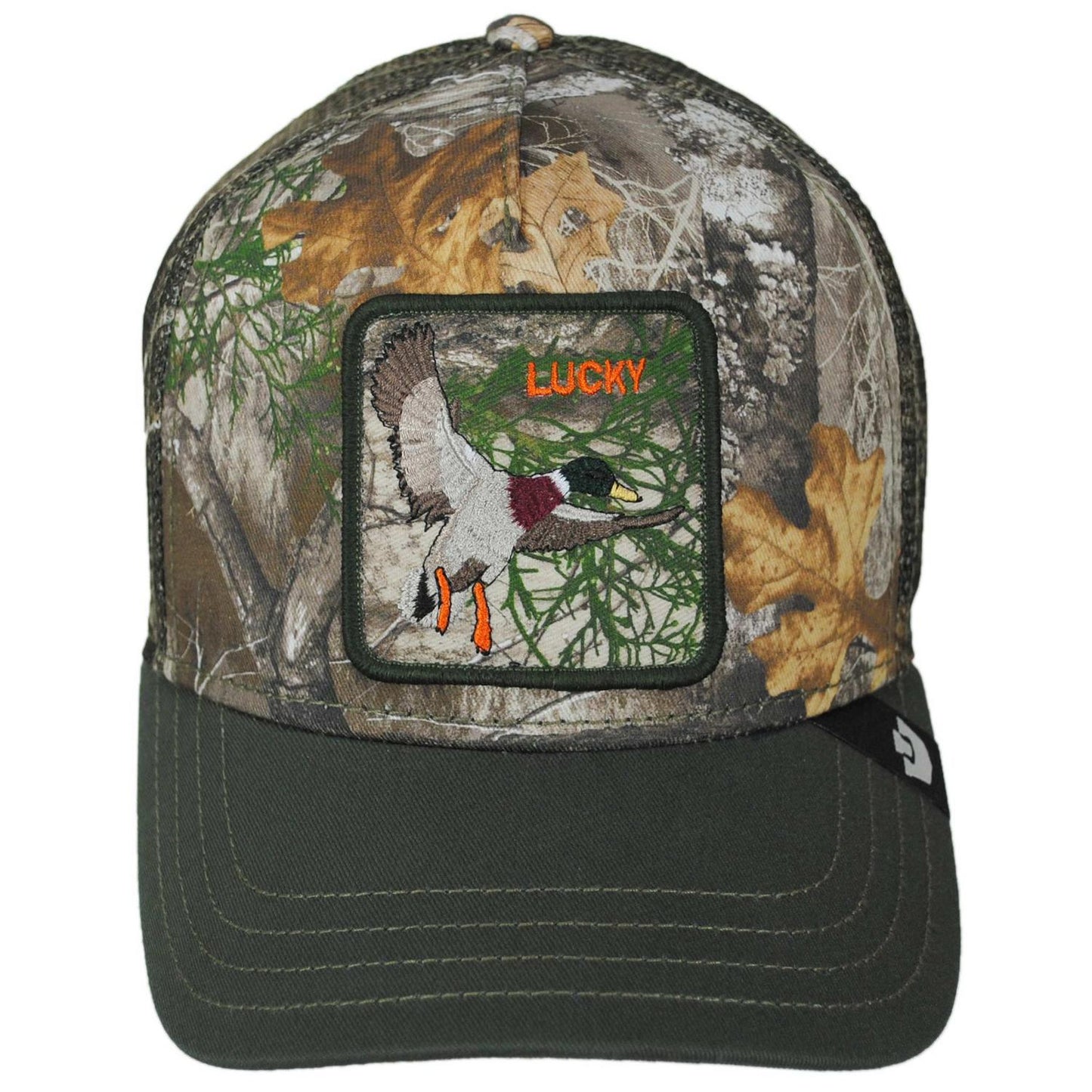 Goorin Bros | Realtree Edge Lucky Mesh Trucker Snapback Baseball Cap | 200788 | front | CAMOUFLAGE