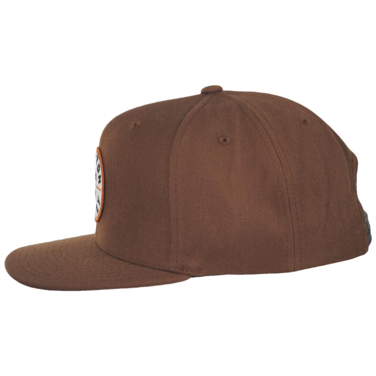BRIXTON HATS | Oath III Snapback Baseball Cap | 201713 | profile | PINECONE BROWN