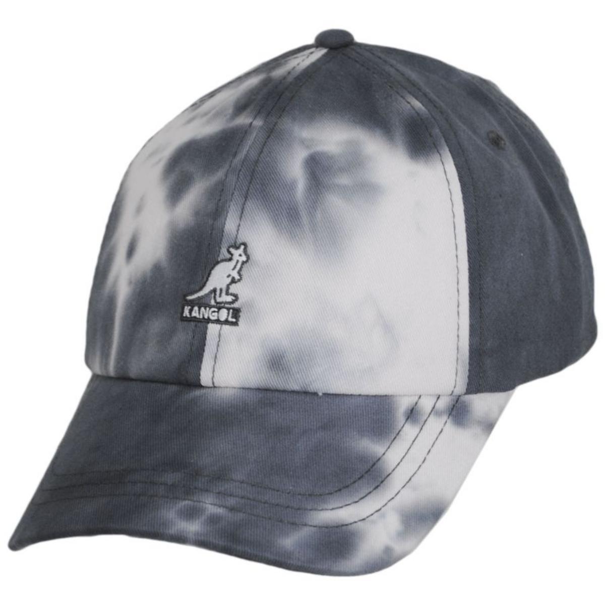 Kangol | Tie Dye Cotton Strapback Baseball Cap | 201158 | lead | SMOKE