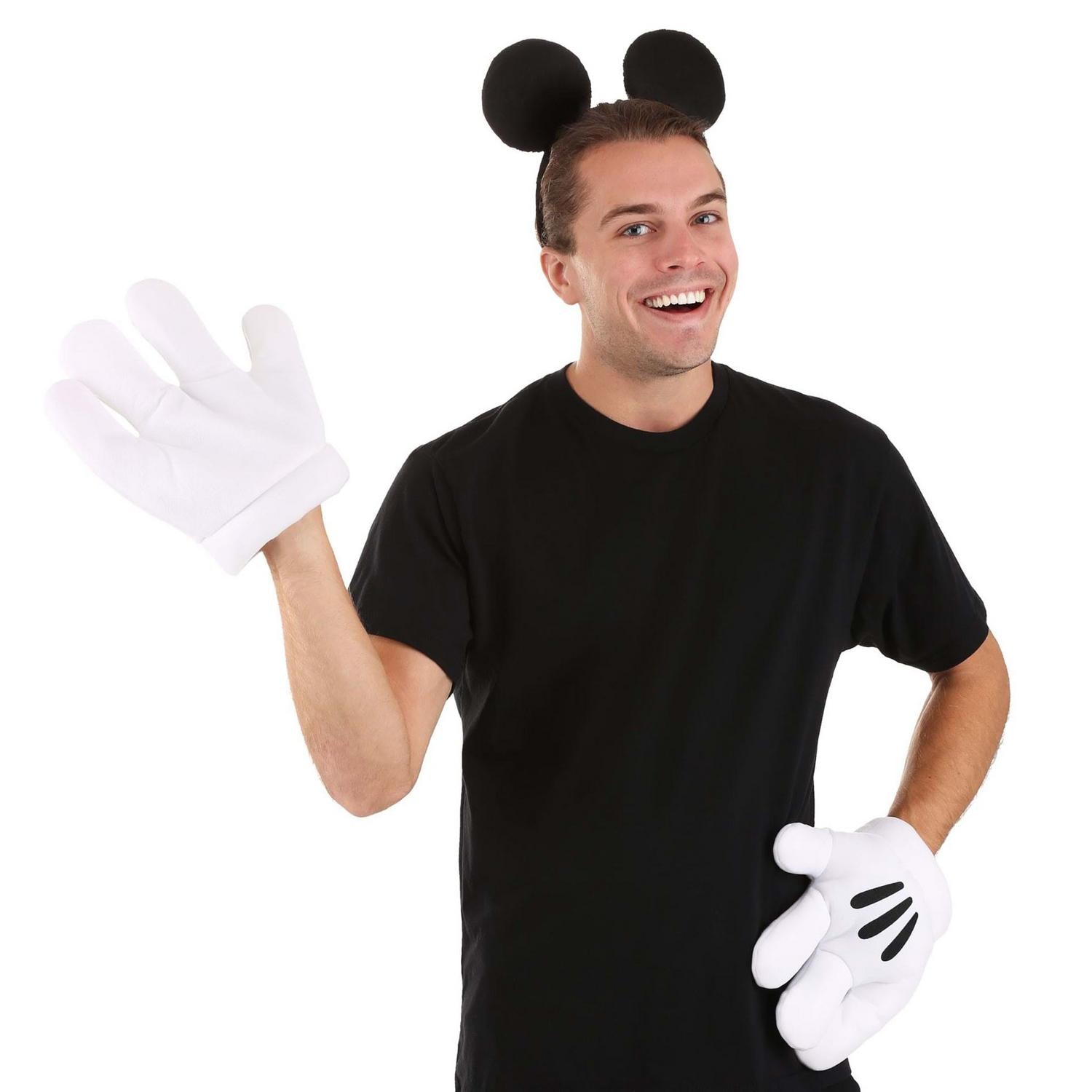 Disney | Mickey Mouse Headband & Gloves Kit | 190208 | lsfone | BLACK/WHITE