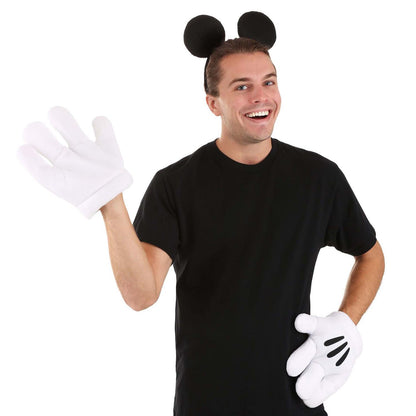 Disney | Mickey Mouse Headband & Gloves Kit | 190208 | lsfone | BLACK/WHITE