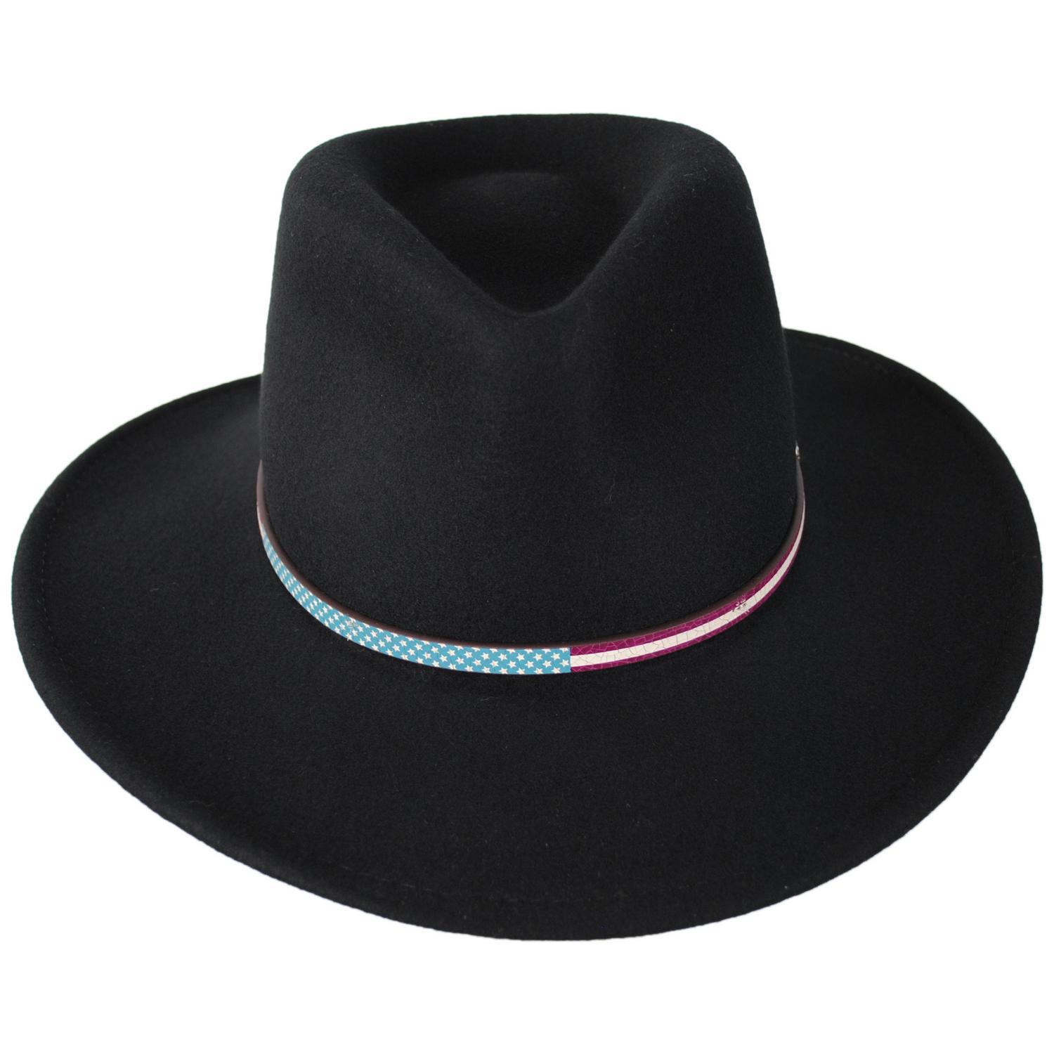 USA 250th Bozeman Crushable Wool Felt Outback Hat – Village Hat Shop