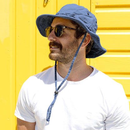 Village Hat Shop | VHS Cotton Booney Hat | 186650 | lsmone | NAVY BLUE