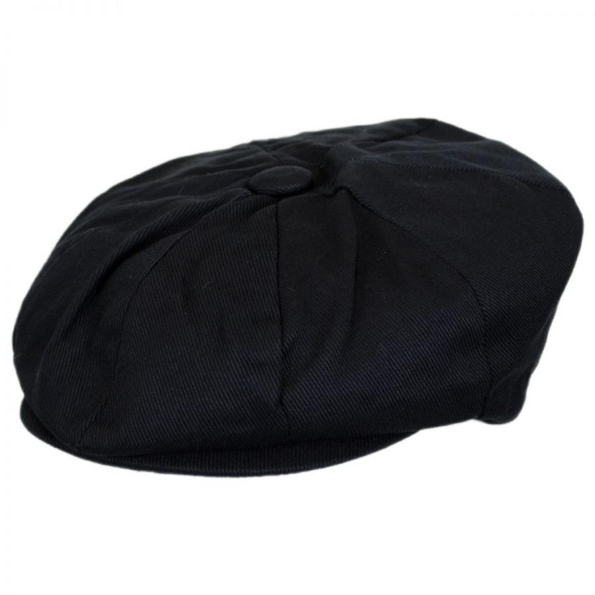 Jaxon Hats | Kid's Cotton Newsboy Cap | 512103 | lead | NAVY BLUE