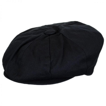 Jaxon Hats | Kid's Cotton Newsboy Cap | 512103 | lead | NAVY BLUE