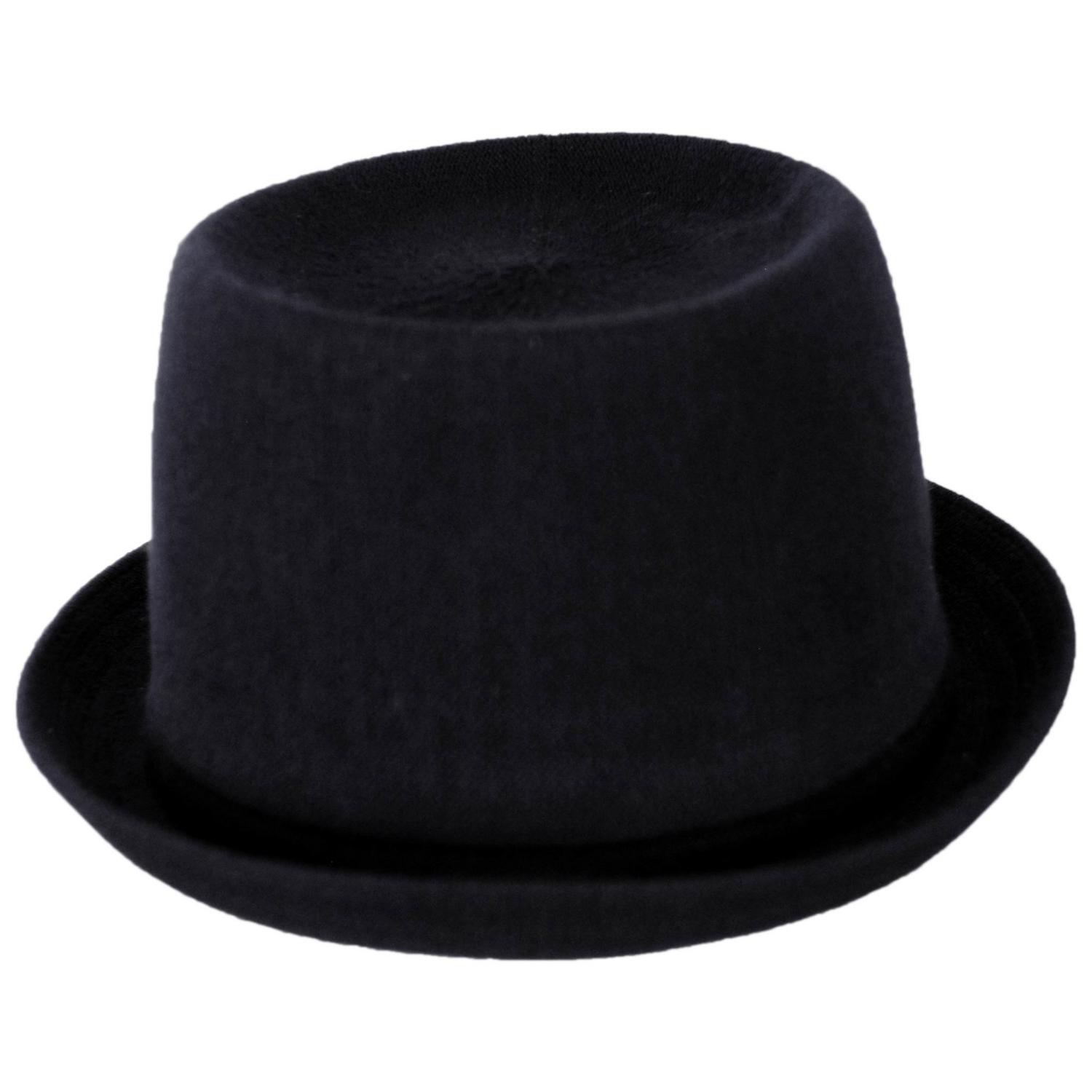 Kangol | Bamboo Mowbray Pork Pie Hat | 185744 | front | BLACK