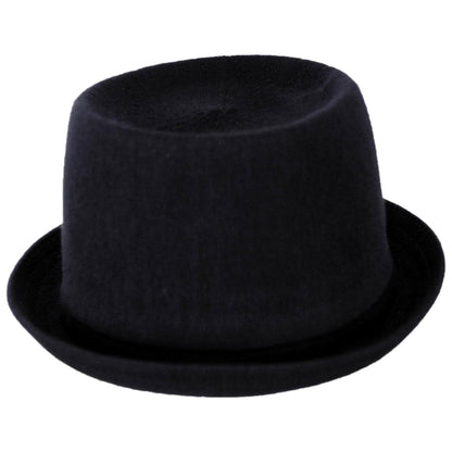 Kangol | Bamboo Mowbray Pork Pie Hat | 185744 | front | BLACK
