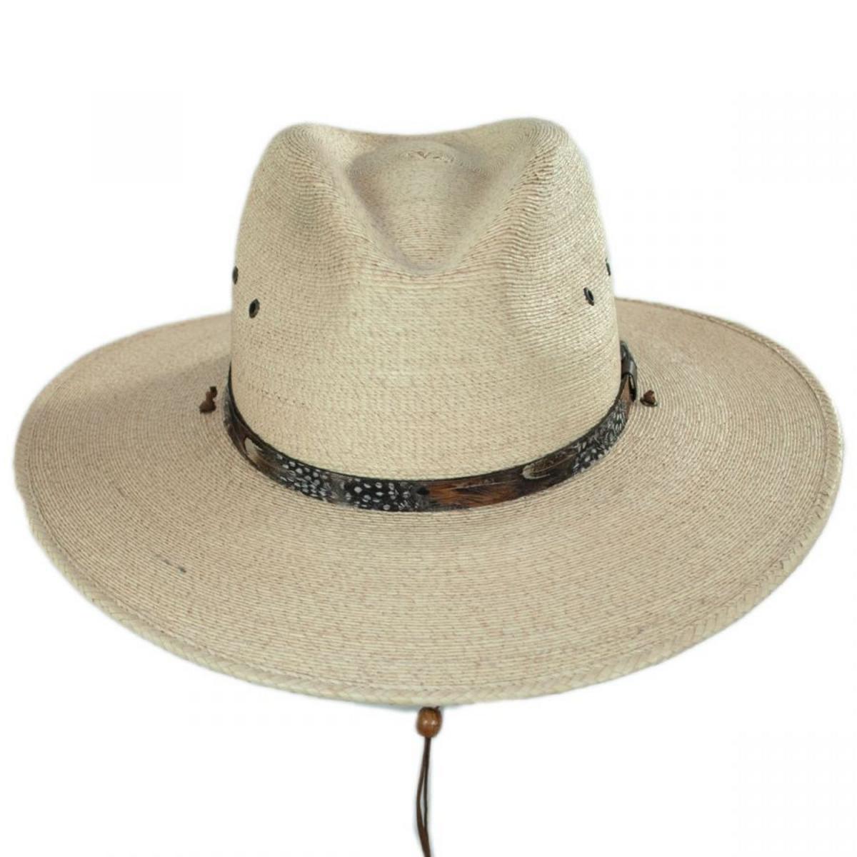 Stetson | Cumberland Palm Leaf Straw Aussie Hat | 126979 | front | TOASTED PALM