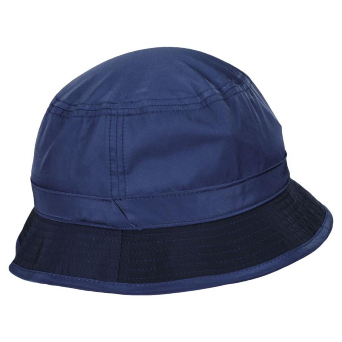 BRIXTON HATS | Beta Cotton Packable Bucket Hat - Standard Colors | 185525 | profile | NAVY/WASHED NAVY