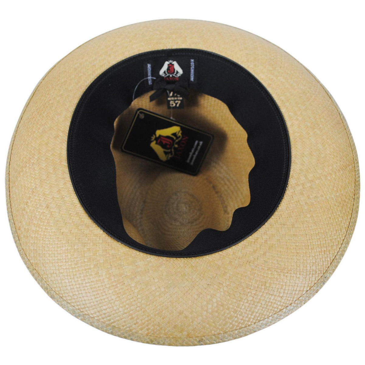 Jaxon Hats | Henry Grade 8 Panama Straw Fedora Hat | 127152 | under | SAGE