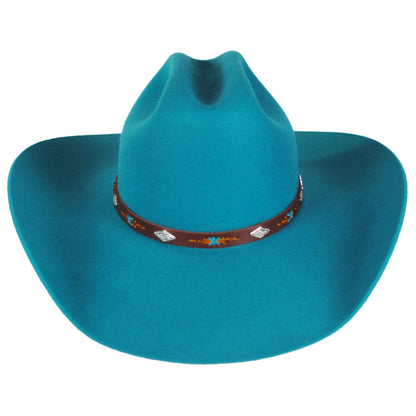 Stetson | Lone Ridge Wool Felt Western Hat | 130766 | front | TURQUOISE