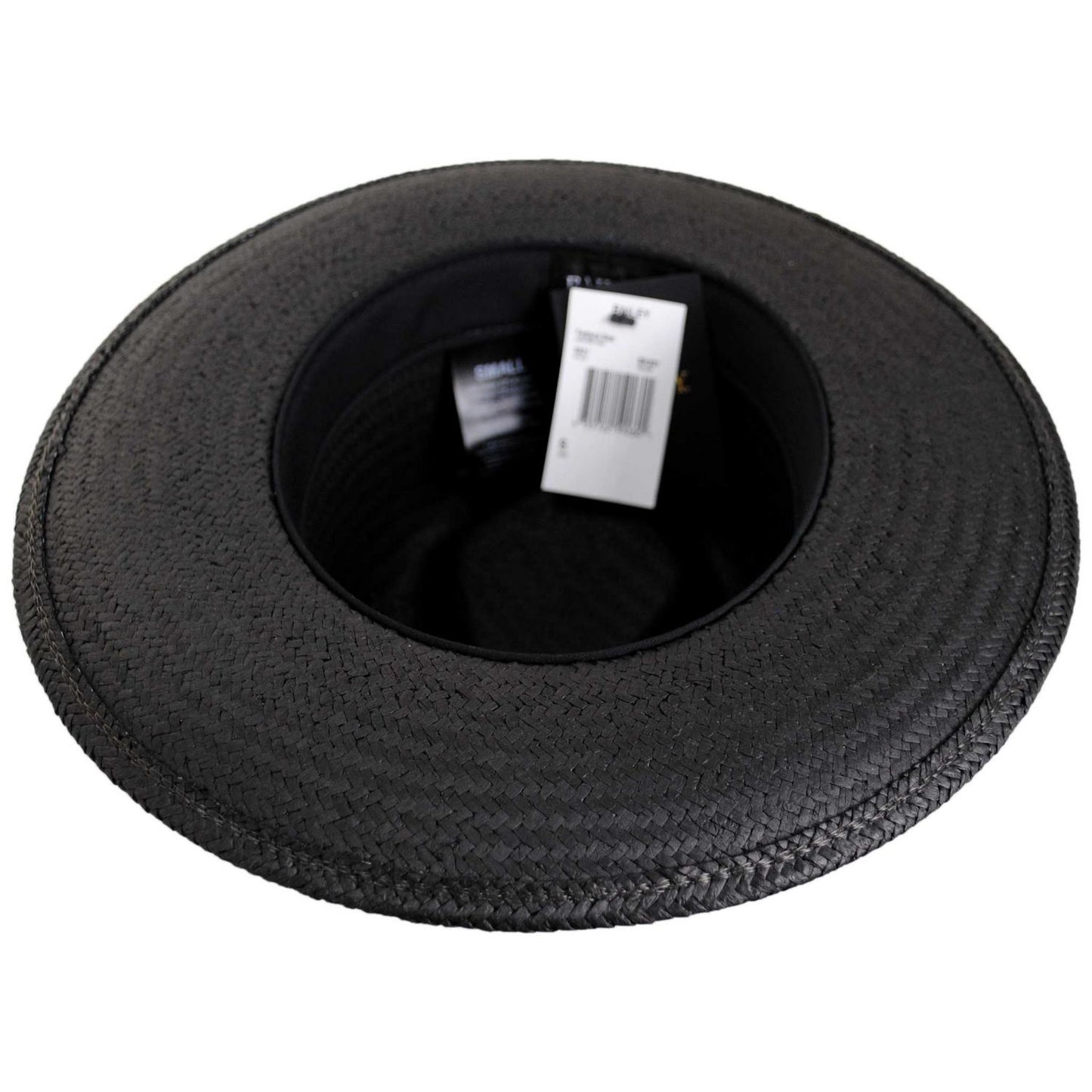 Bailey 1922 | Fedora Sun Raindura Straw Fedora Hat | 127940 | under | BLACK