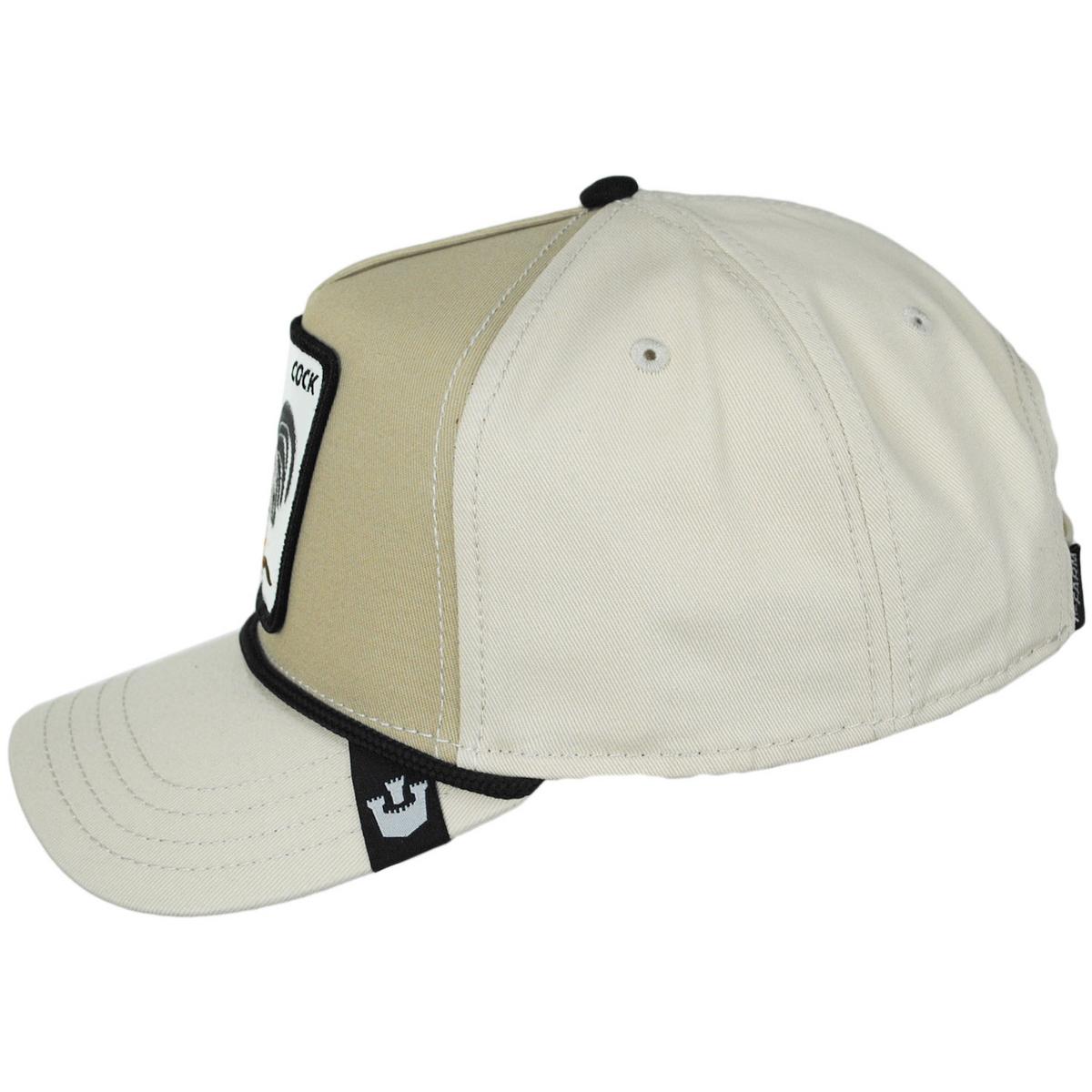 Goorin Bros | Rooster 100 Trucker Snapback Baseball Cap | 200644 | profile | CREAM