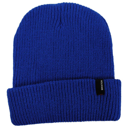 BRIXTON HATS | Heist Knit Beanie Hat | 502706 | lead | ELECTRIC BLUE
