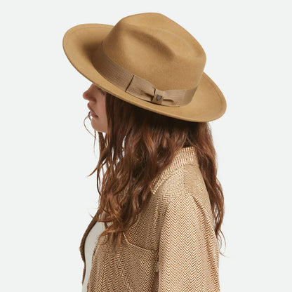 BRIXTON HATS | Swindle Convertabrim Wool Felt Fedora Hat | 135605 | lsftwo | ANTIQUE BRONZE