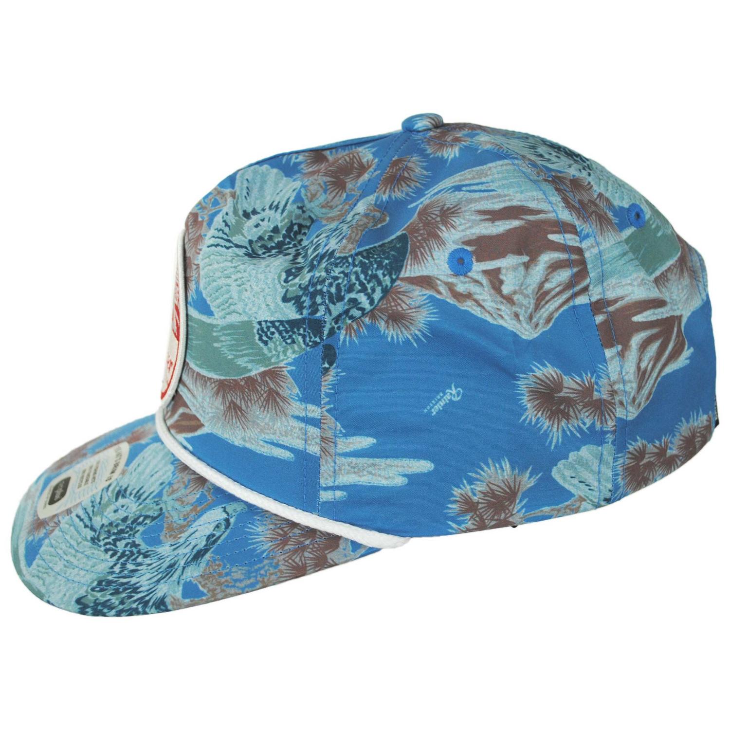 BRIXTON HATS | Rainier x Brixton Snapback Baseball Cap | 201892 | profile | BLUE SKY