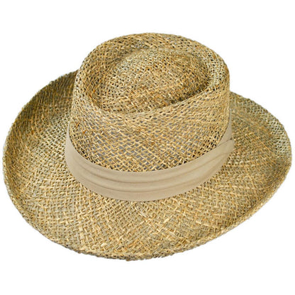 Jaxon Hats | Wholesale Pebble Beach Seagrass Straw Gambler Hat B2B Pre-Pack | B2B129907 | lead | SEAGRASS