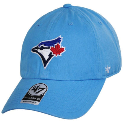 47 Brand | Toronto Blue Jays MLB Clean Up Strapback Baseball Cap Dad Hat | 203451 | lead | COLUMBIA