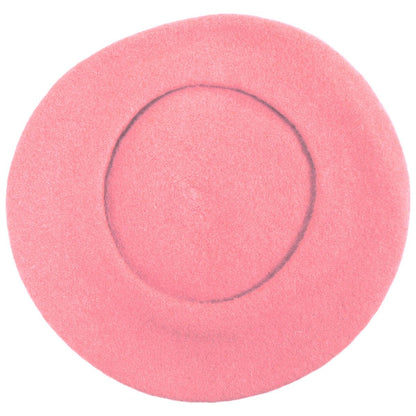 Village Hat Shop | Wholesale Wool Fashion Beret B2B Pre-Pack | B2B152500 | under | PINK