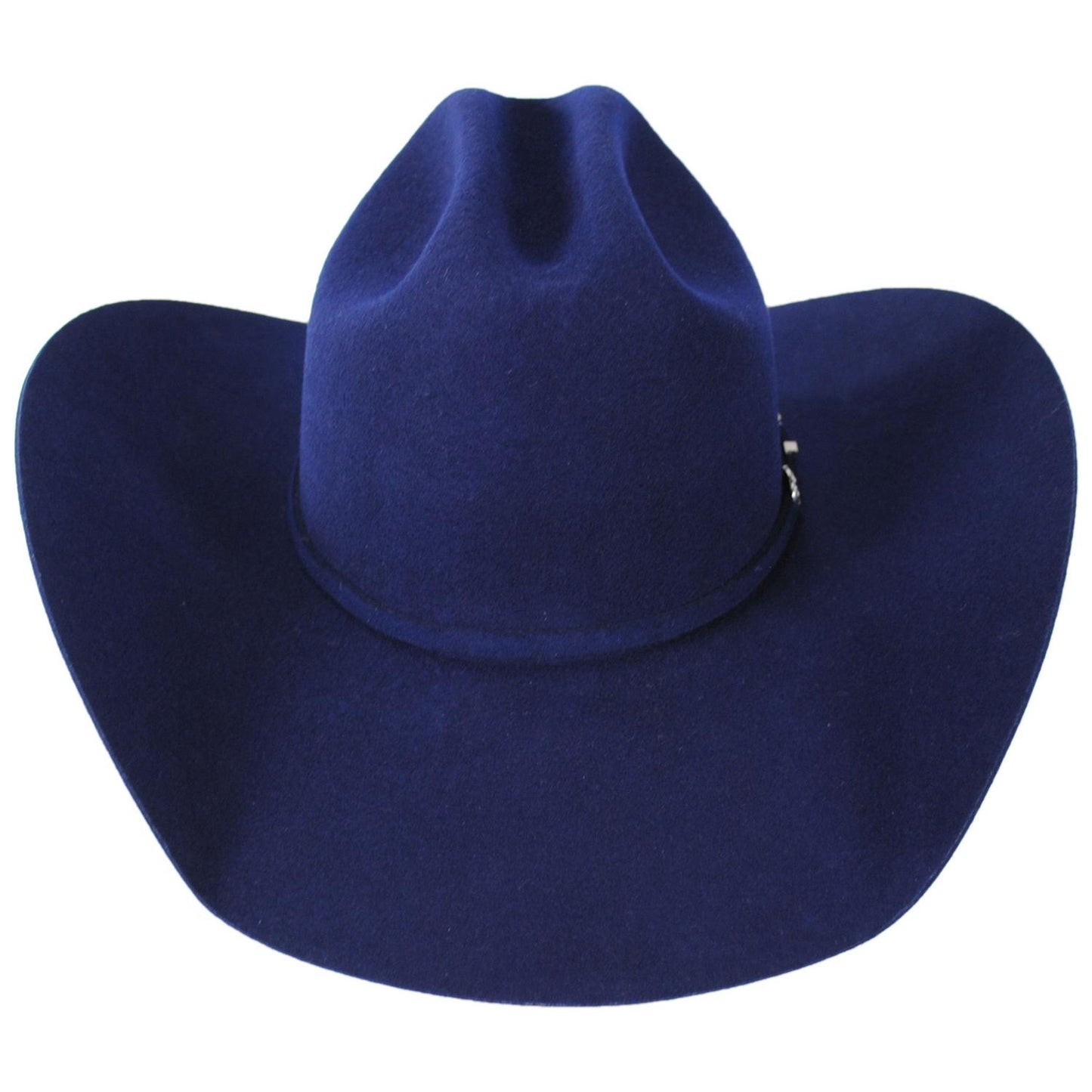 Justin Hats | Dagny Wool Felt Western Hat | 136800 | front | MIDNIGHT