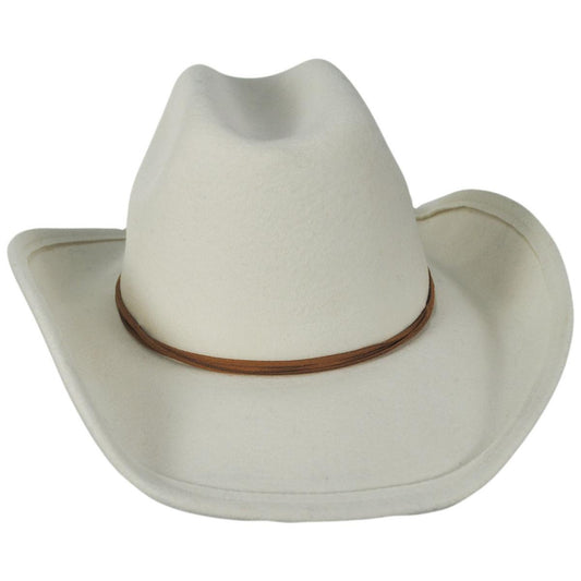 San Diego Hat Company | Twist Wool Felt Cowboy Hat | 125207 | front | IVORY