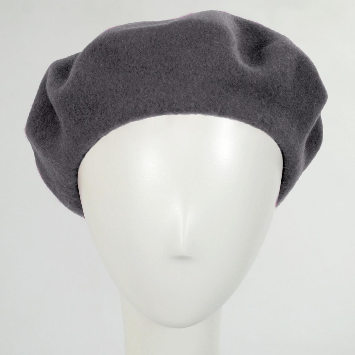 Parkhurst | Classic Wool Beret | 151124 | front | SOFT CHARCOAL