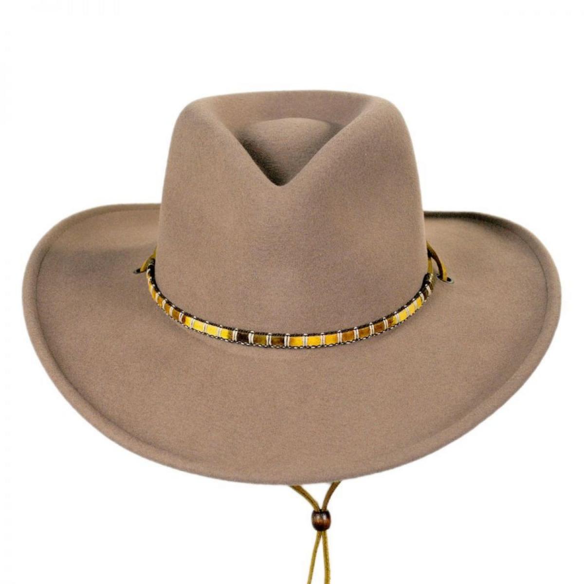 Bailey Western | Columbia Crushable Wool LiteFelt Western Hat | 130138 | front | PUTTY