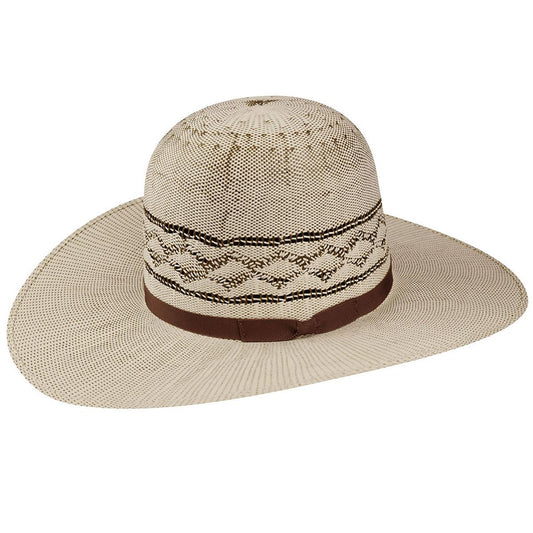 Bailey Western | Verdi Bangora Straw Western Hat | 127919 | lead | IVORY/BROWN