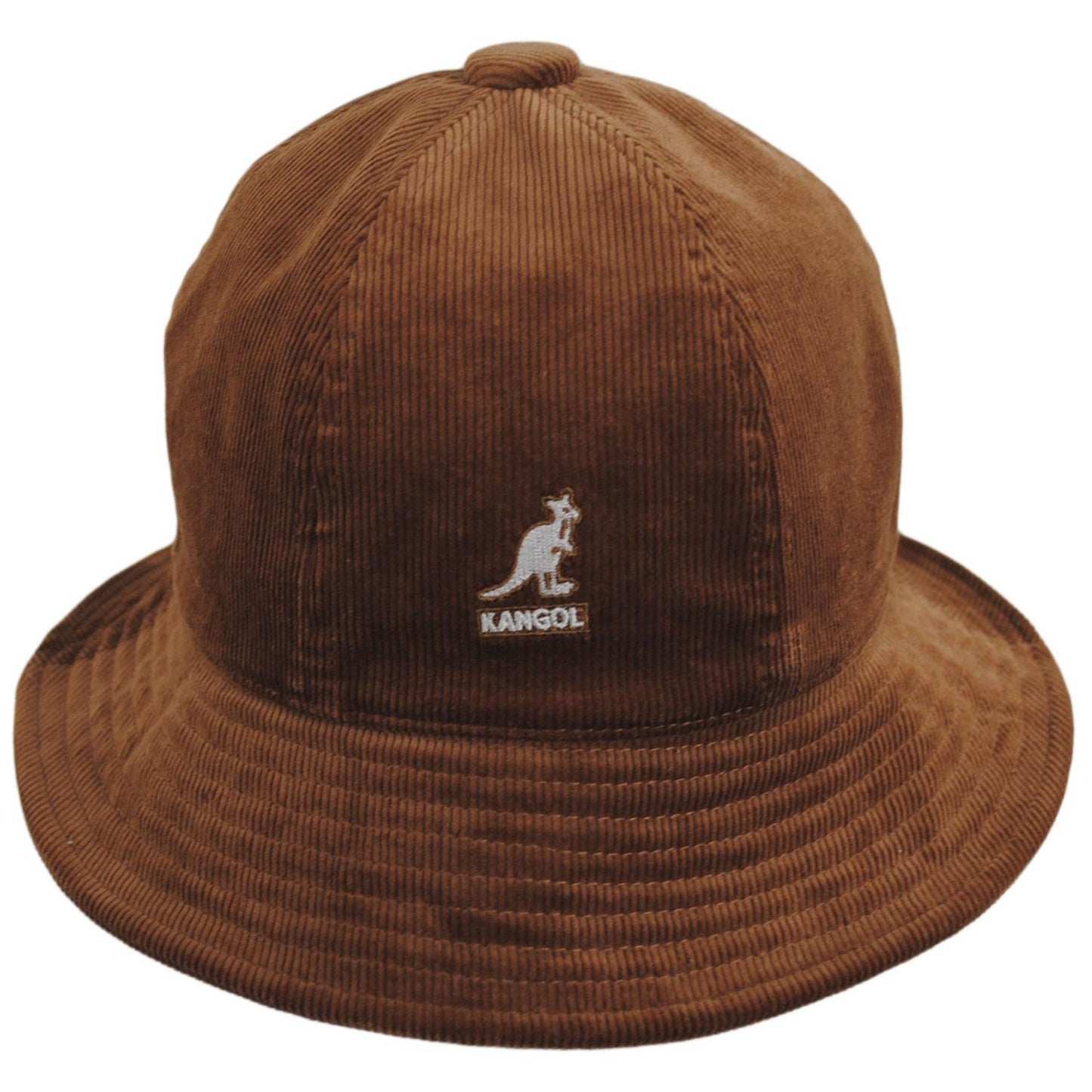 Kangol | Cord Casual Bucket Hat | 185793 | front | WOOD