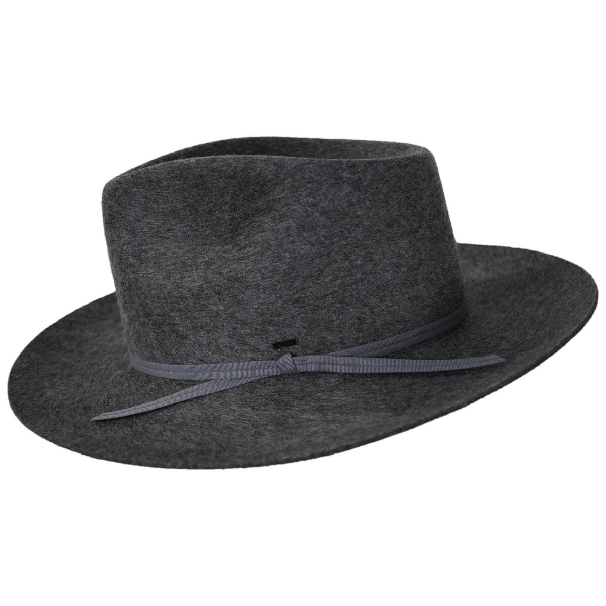 Bailey 1922 | Runnel Wool Felt Fedora Hat | 130319 | profile | SLATE MIX