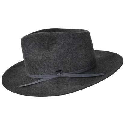Bailey 1922 | Runnel Wool Felt Fedora Hat | 130319 | profile | SLATE MIX