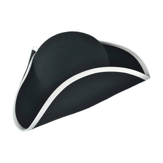 Jaxon Hats | Wholesale Made in the USA - Classics Wool Felt Tricorn Hat B2B Pre-Pack | B2B191720 | lead | BLACK
