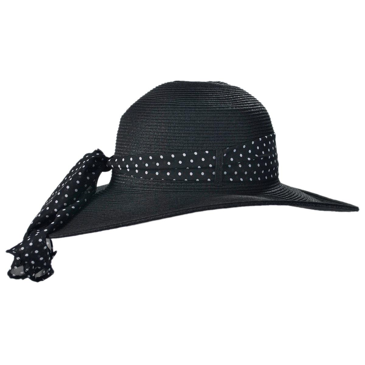 sur la tete | Beach Side Toyo Straw Sun Hat | 104201 | profile | BLACK