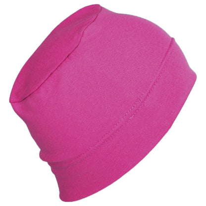 Slumbercap | Cotton Beanie Hat | 500899 | lead | MAGENTA