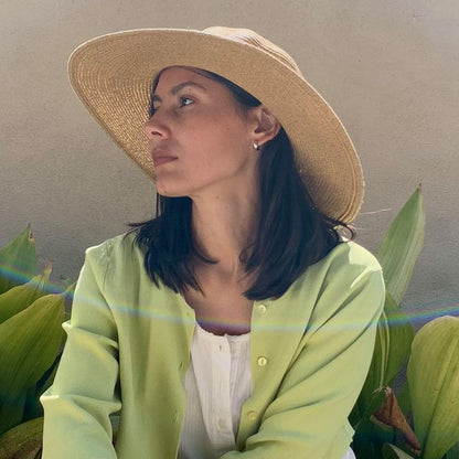 sur la tete | Brighton Toyo Straw Sun Hat | 104203 | lsfone | TOAST