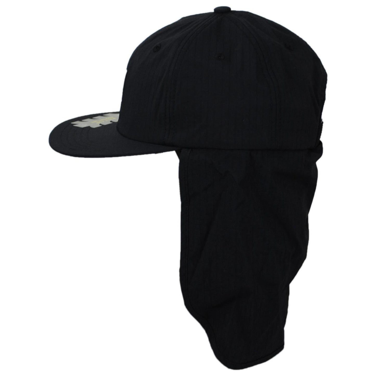 BRIXTON HATS | Journey Water Neckflap Baseball Cap | 201897 | profile | BLACK