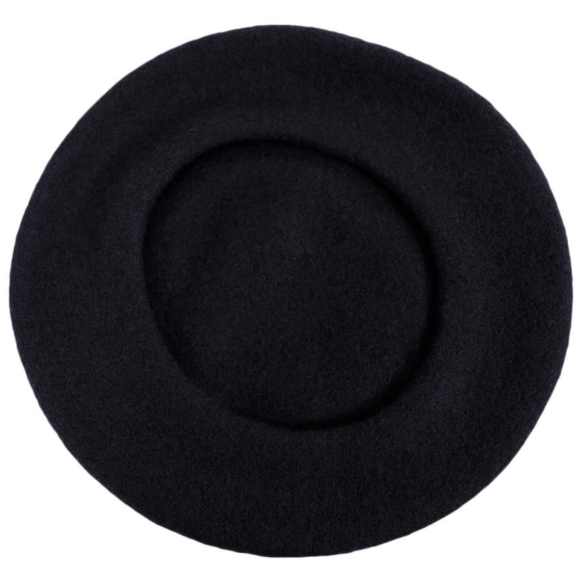 Village Hat Shop | Kid's Classic Wool Beret | 512000 | profile | BLACK