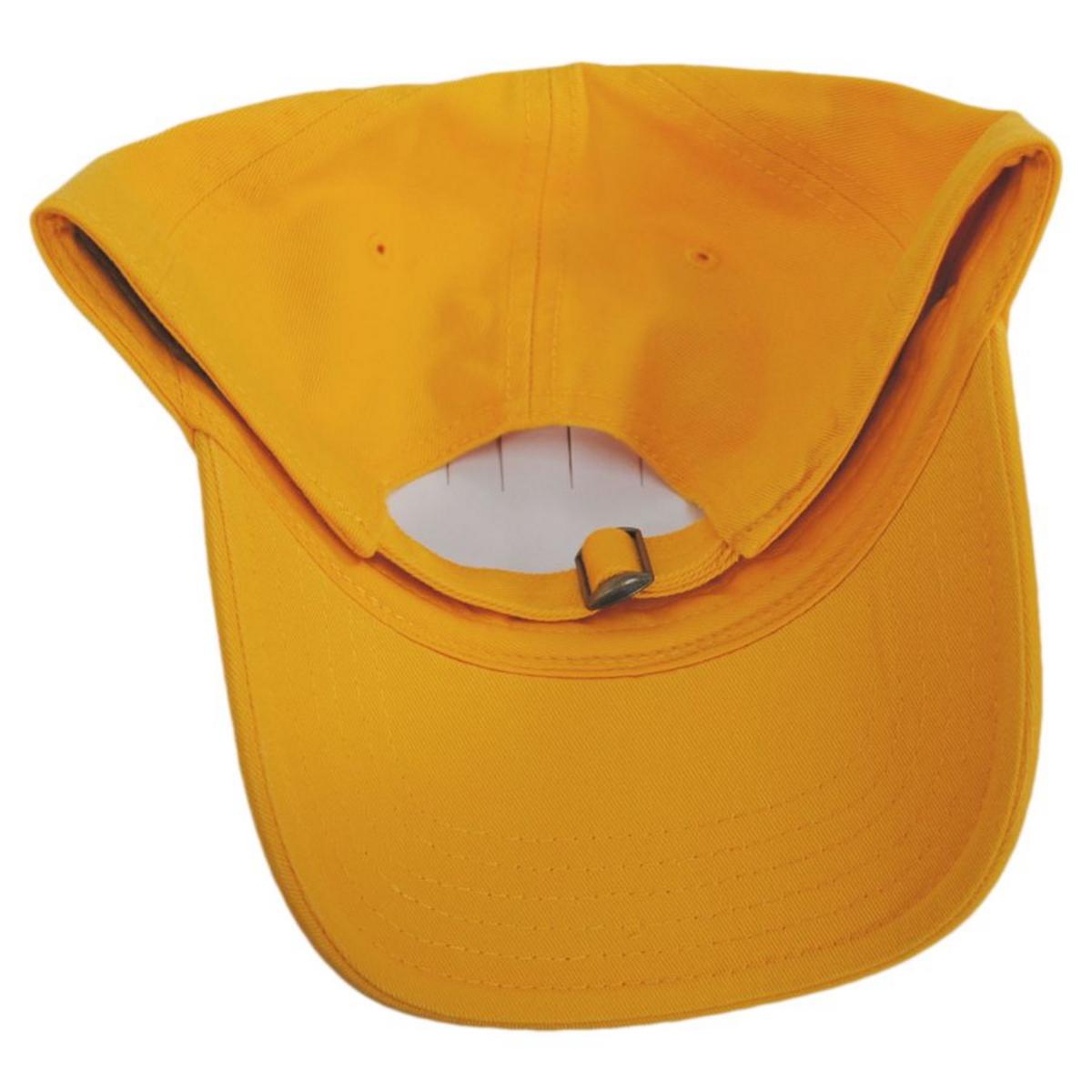 Otto | LoPro Washed Cotton Twill Strapback Baseball Cap Dad Hat | 201407 | under | GOLD