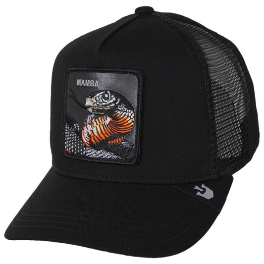 Goorin Bros | Maambaa Mesh Trucker Snapback Baseball Cap | 200646 | lead | BLACK
