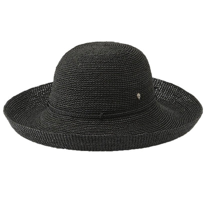 Helen Kaminski | Provence 12 Raffia Straw Sun Hat | 120810 | lead | CHARCOAL