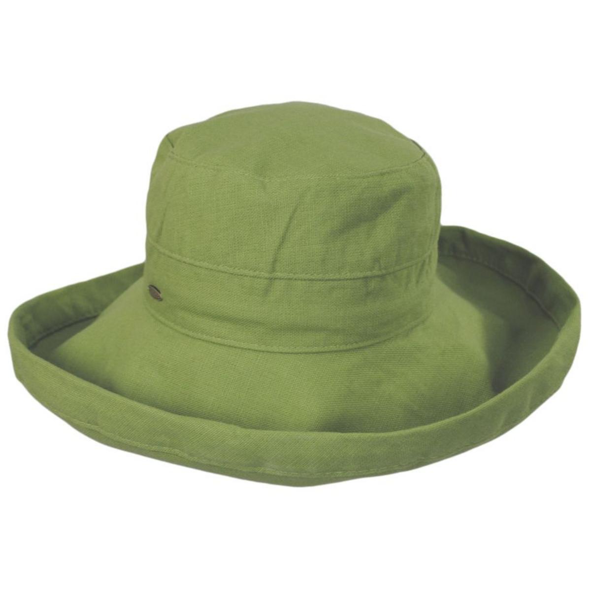 Scala | Lanikai Cotton Sun Hat | 106374 | lead | FERN