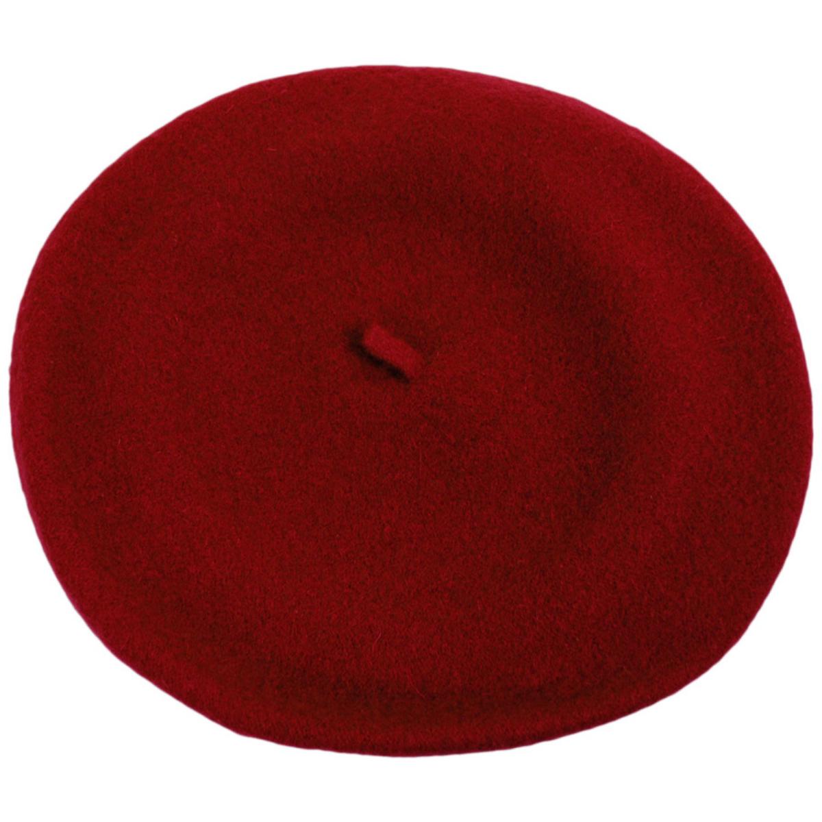 Village Hat Shop | Kid's Classic Wool Beret | 512000 | front | RED